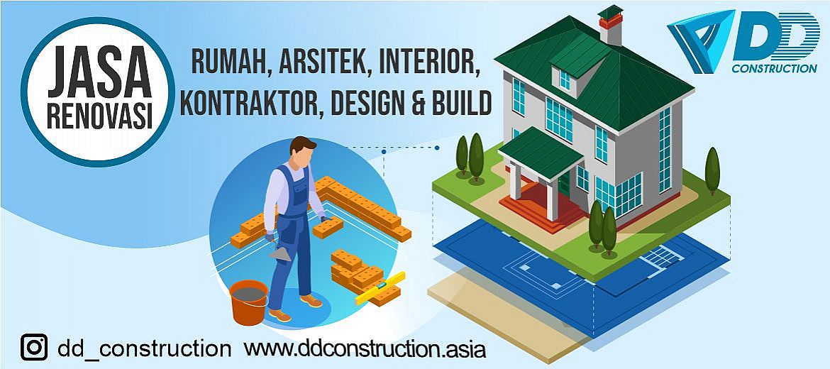 Jasa Renovasi Rumah, Jasa Arsitek, Interior, kontraktor, Design & Build
